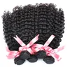 Bouclés Brésiliens Vierges Cheveux Bundles En Gros Bouclés Profonds Cheveux Humains Armure Ondulés Extensions de Cheveux 10 pcs/lot Greatremy Usine Expédition Rapide