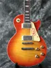 Ny 1959 R9 Högkvalitativ Tiger Flame Elektrisk gitarr i Cherry Burst Color, Standard 59 Elektrisk gitarr i Stock Guitarra