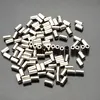 100pcs Döngü Metal Fren Kablosu Gövdesi Ferrule Uç Kıvıl Çim Bisiklet Parçası Gümüş Metal Bisiklet Fren Kablo Kapakları Ücretsiz Kargo