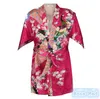 Kinderen Nachtkleding 80 ~ 150 8 Kleuren Nieuwe Klassieke Flowerjapanese Zijde Kimono Robe Pyjama Nachthemd Lachtkleding voor kinderen Meisjes