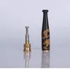 Ebenholzstabfilter-Zigarettenhalter, kleiner, aus Ebenholz geschnitzter Pfeifentabakmund