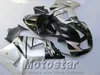 Anpassa Feedings Set för Suzuki GSXR600 GSXR750 2001-2003 K1 Silver Svart Högkvalitativ Fairing Kit GSXR 600 750 01 02 03 EF4