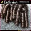 Bella Brazilian Funmi Hair Natural Color Wavy Bouncy Spring Curl Extensions 3pcslot Factory9211224