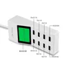 8Port USB Hub Wall Charger AC Power Adapter US EU Plug Slots Charging Extension Socket Outlet With Switcher9072557