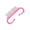 200 st/party rosa nagelkonst borstverktyg damm ren manikyr pedikyr verktyg nageltillbehör