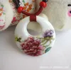 DIY Керамические подвески Ожерелье Мода Винтаж Китай Этнические Ожерелье Handmade Этнический Ожерелье Синие и Белые Ювелирные Изделия Аксессуары Jingdezhen Ручной Окрашенный подарок