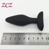 100% Real Photo 3pcs/lots Sex Product Erotic Sex Toy Small/Medium/Big size Unisex Black Silicon Anal Butt Plug for Couple SX190c