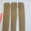 100g 40pcs/50pcs Glue Skin Weft Tape in Hair Extensions Brazilian Indian human hair 18 20 22 24inch #22 color