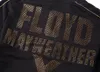 Floyd Mayweather e McGregor 50-0 Set giacca commemorativa Strass Logo Felpa con cappuccio da uomo Felpa Tute Marchio di abbigliamento263D