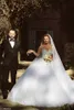Lüks Vintage Gelinlik 2016 Kristal Boncuklu Uzun Kollu Gelinlik Sevgiliye vestido de noiva Gelin Balo Gerçek Görüntü