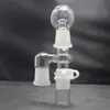 Weiblicher Reclaimer-Catcher-Adapter für Wasserpfeifen, mit Glaskuppel-Glasnagel und Glas-Keck-Clip