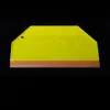 Outils de teinture d'eau de fenêtre de voiture Raclette jaune manipulée avec une lame d'essuie-glace en silicone de grattoir de 21 cm Pour la teinture de grande surface P-79