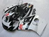 Kit carena di alta qualità per SUZUKI GSXR600 GSXR750 1996-2000 GSX-R600/750 96 97 98 99 00 set carene in plastica bianco nero GB29