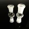 Hookahs glass Adapter-Glass Dropdown Adapter Forma de 10 estilos con 14 mm a 18 mm macho hembra de calidad superior