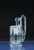 Glass Ash Catcher med duschhuvud Dropdown Recycler Galss Bong