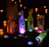 Nowy Przyjeżdża Ultra Cienka Puchar Puchar LED Miga Światła Butelka Naklejka Party Light Up Wine Mat Dla Beauty