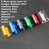 Glazen buis vervangende vervangbare verwisselbare doppen voor Kanger Subtank Toptank Mini Nano Plus Triton Atlantis v2.0 Arctic tfv8 prins