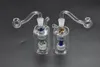 MINI Bong Inline Perc Glass Water Pipe Bong 10mm Ash Catchers Bong Vortex Shiny Oil Rigs Water Smoking Pipes