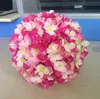 11 inch artificial hydrangea flower ball pincushion wedding ball kissing ball wedding supermarket deoration hangings ball FB009