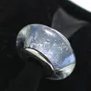 Lösa pärlor Handgjorda lampor 925 Sterling Silver Cinderella 's Fluorescens Murano Glass Charm Bead Passar Europeiska Pandora Smycken Armband