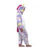 Star Unicorn Kigurumi kostuum voor kinderen Cartoon Winter Onesie Pyjama voor kinderen