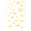 Temporary Tattoo Sticker Metallic Gold Foil Tattoo Flash tattoos 20 pcs Gold Temporary Tattoo Waterproof Small