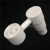 Keramik nagel f￶r vattenpipa kolhydrat keps bong glas vatten r￶r bangers sidarm domel￶s med universell 14mm 18mm manlig gemensam rigg
