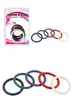 Anillo del sexo Anillos del pene Arco iris Anillo del martillo Eyaculación tardía Productos adultos Carcasa Retraso Bloqueo de bucles Cockrings 5pcs por juego A36