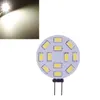 新しい強力なG4 AC12V/ DC10-30V 12 SMD 5730 LEDライトカーボートソップライトウォームピュアホワイト＃50378