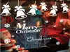 DHL Gratis verzending Kerstvenster Stickers Snowflake Santa Window Display zonder lijm elektrostatische incognito muursticker