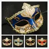 Lyxparty masker guld sexig spets kvinna mask karneval mardi gras kostym dans ögonmask venetian masquerade boll dekoration bröllop gåva