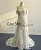 2016 Lace Bridal Gowns with Detachable Tulle Overskirt and detachable Short Sleeves Beaded Ivory Over Nude Color Wedding Dresses