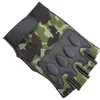 Ny utomhussport Tactical Glove Soft Bekväm simulerad lädercykelcykling Ridning Half Finger Fingerless Army Gym Gloves4450234