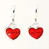 Goccia 100% 925 Sterling Silver Madre e figlia Pendenti con ciondoli a cuore Fit stile europeo Pandora Charms Bracciali Neck2914