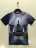 T-shirt da uomo All'ingrosso-Alisister T-shirt da uomo/donna Galaxy Space Stampa I Could See The Universe 3D T-shirt Casual unisex a maniche corte