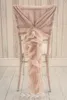 en stock blush rose volants housses de chaise vintage romantique ceintures de chaise belles décorations de mariage de mode 02