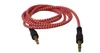 Плетеное аудио вспомогательное кабель 1 мм 35 -мм волновой удлинитель Aux Male и мужской стерео -автомобиль нейлоновой шнур для смартфона для наушников Speake2689206