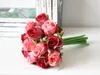 Silk Rose Flowers 12 stuks Bridal Wedding Bouquets Wedding Tafel Center Display Roses Artificial Flowers Silk Rosefloyd Rose Body3318007