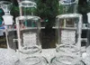 Neue Bohrinseln, Glasbongs, große Wasserpfeifenvase, Perc-Perkolator, Pfeifer, 18 mm Gelenk, dicke Arme, 45 cm Höhe, Wasserpfeifen