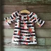 2018 Spring Детские платья для девочек Бутик ребёнки Одежда девушки цветка сборок втулки девушки платья Baby Girl Одежда 3 Стили