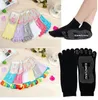 High Quality Colorful Yoga Socks 5 Toes Cotton Socks Exercise Sports Pilates Comfortable Foot Massage Sock for Women 1589464