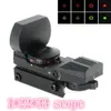 Holographic 11mm or 20mm Picatinny Weaver Rail 4 Type Reticle Red Green Dot Sight Scope