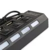 Hochgeschwindigkeits-7-Port-USB-2.0-Hub-Adapter-Anschluss, EIN/AUS-Schalter für Laptop, PC, MAC