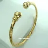 18k gouden GF filigraan griekse sleutel dames vrouwen solide ontwerp bangle armband G111