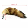 Frakt Ny Rolig Vuxen Love Fox Tail Butt Anal Plug Sexy Romance Sex Toy - Consumer Electronics Shop