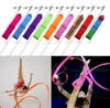 Retail 4M Gym Dance Ribbon Colorful Rhythmic Art Ballet Gymnastic Streamer Twirling Rod Stick Fitness dance Ribbons Gift 9 Colors