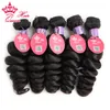 Capelli Queen 12Quot 28QUOT 2Bundleslot non trasformati Malaysian Wave Virgin Hair Nature Black Color 1B1733298