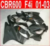 Parti di riparazione per carrozzeria moto nero opaco di alta qualità per kit carena Honda CBR600 F4i 2001 2002 2003 carene CBR F4i cbr600f4i RXPX