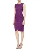 Luxury Women Lace Sheath Dress Fashion Appliques Sleeveless Dresses 15101553