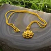 Collier de fleurs plaqué or jaune pour bijoux de mariage, 2015 mariée épouser kolye nouvelles chaînes colliers pendentif de mode de créateur